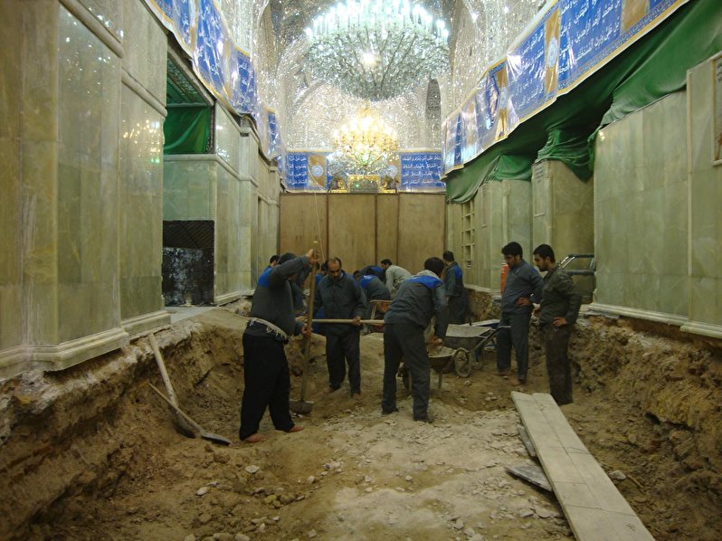 Continue to rebuild the Atabat(Holy Shrines) without halt even for a day