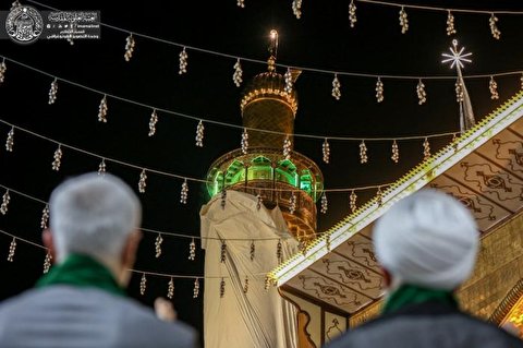 The restored minaret of the holy shrine of Alavi was unveiled + Images and Videos