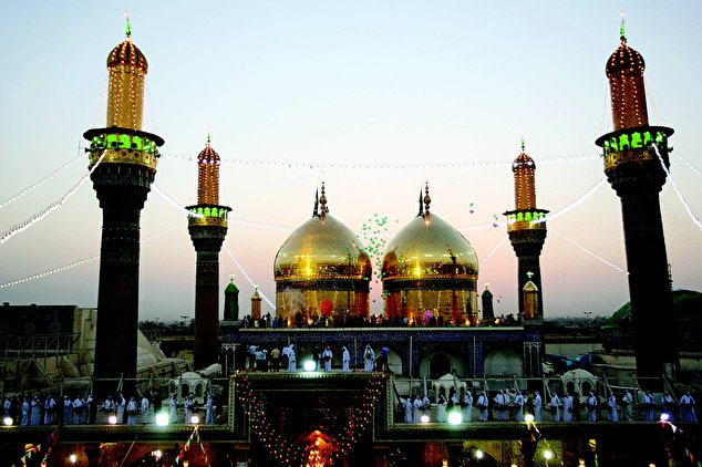 Kazemeyn- The sunset view of Emameyn Javadeyn (PBUT) Holy Shrine