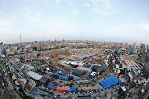 Implementation of the first phase of the development plan of the holy shrine of Imam Hussein called ' the courtyard of Hazrat Zeinab'