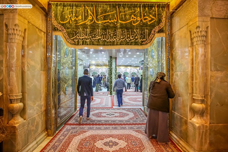 The holy Zarih of Imam Hussein Shrine