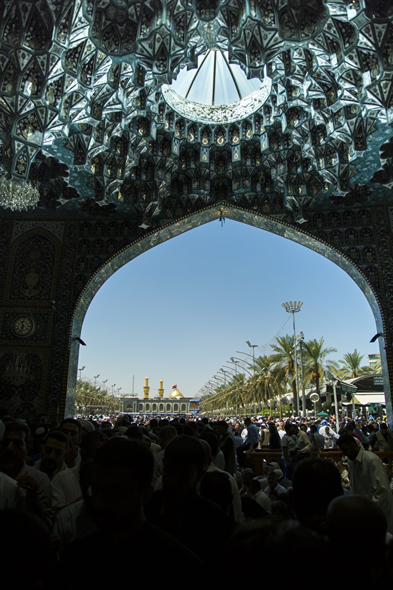 The holy shrine of Hazrat Abbas in Karbala