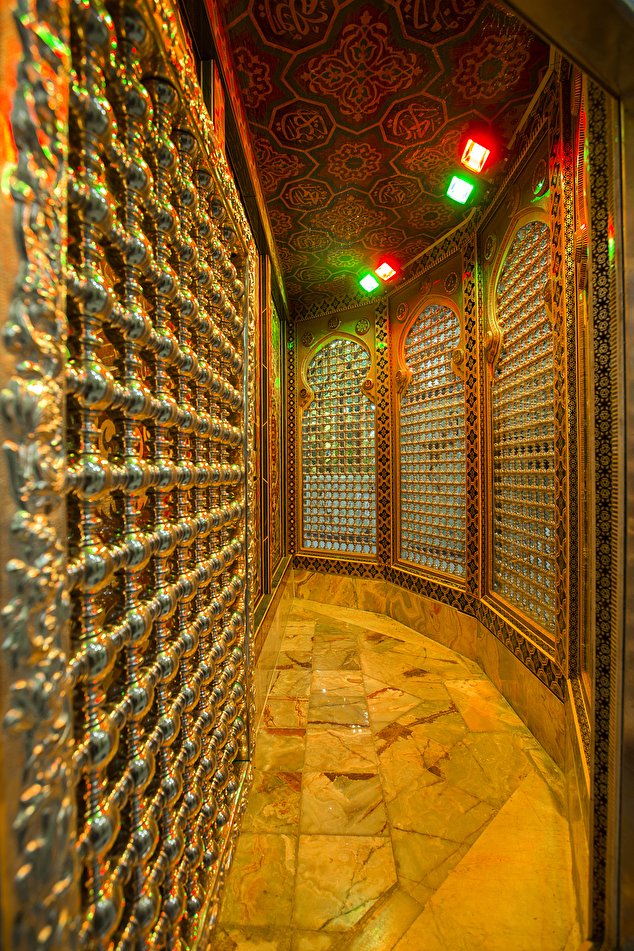 A beautiful view of the Zarih of Kheymegah(the place where Imam Hussein and his companions put up their tents)