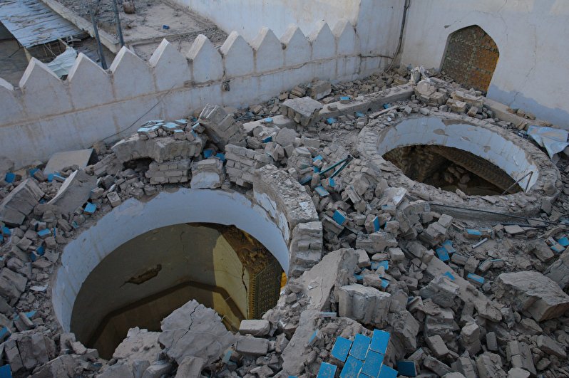 Destruction of the minarets of the holy shrines of Samarra