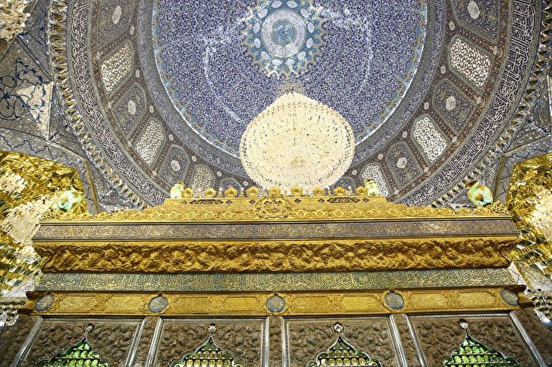 Beautiful dome and Zarih of the holy shrines of Samarra